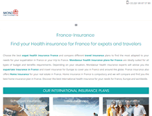 Tablet Screenshot of france-insurance.com